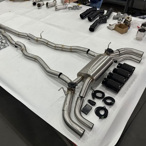 ท่อไอเสียคุณภาพสูง M5 G90 SS304 สำหรับ BMW M5 G90 G99 S68 4.4TT V8 ระบบไอเสียแบบ Catback พร้อมวาล์วควบคุมเสียง - Product Image 2