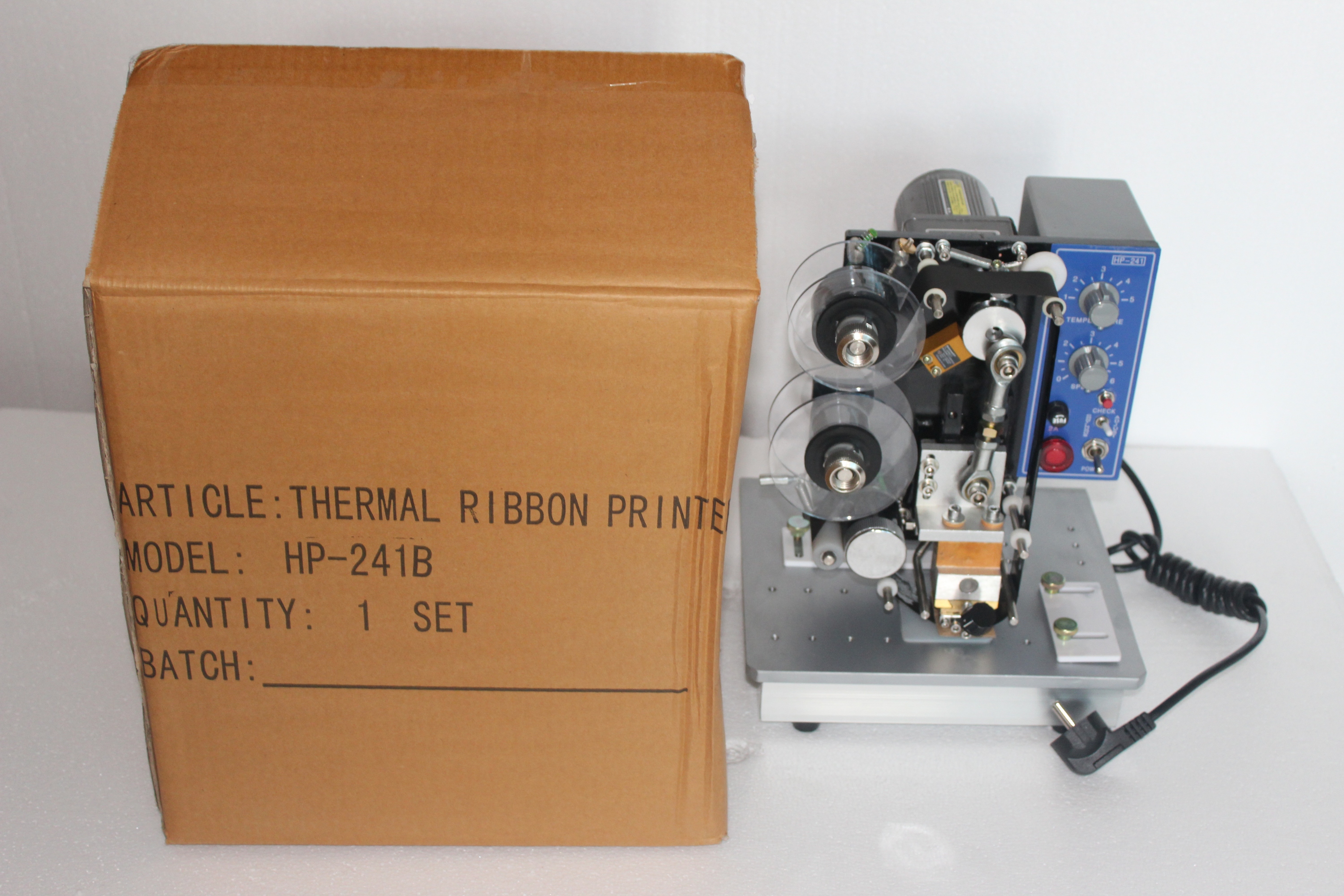 Machine pour tamponner la Date et le balayage des timbres, ruban, pièces