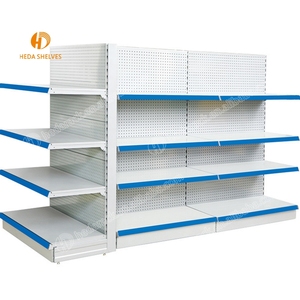 Doble lado pantalla supermercado estantes, Estantes/Guangzhou <span class=keywords><strong>HEDA</strong></span> productos comerciales - Product Image 5