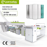 Machine d'emballage à film bulle en plastique LDPE à vis simple Pansatec, 5 couches, 2000 mm, ligne d'extrusion de rouleaux de film d'emballage à air, certifiée CE