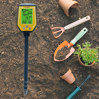 YINMIK S-3000 Testeur de sol multifonctionnel portable, mesureur de conductivité, de pH, de température, d'humidité et d'éclairement du sol
