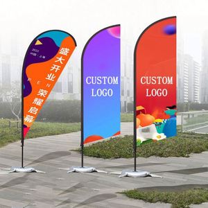 Custom Flying Teardrop Flag Banners Vinyl Advertising <b>Beach</b> Flags for Outdoor Usage-Bali Bow Sail Swooper - Product Image 2