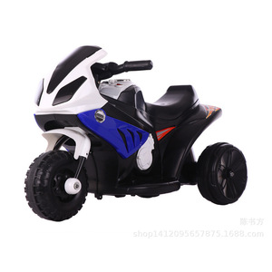 Children Electric Motorcycle Ride On Tricycle With Lights Music For Boys And Girls Red And Blue Color - Product Image 4