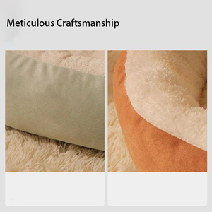 Kostenlose Probe großes Plüsch wasserdichtes Schlafs ofa für ortho pä dische menschliche Hunde couch Bett Luxus bett für Hunde - Product Image 3