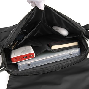 Wholesale Custom Men's Fashion Flap Messenger <b>Bags</b> New Unique Gray <b>Black</b> Design Waterproof Durable Shoulder <b>Bags</b> - Product Image 3