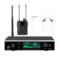 Precio de fábrica OEM AC-200 Sistema de monitorización intrauditiva estéreo de alto rendimiento de un solo canal con codificación digital y alcance de 60m para escenario