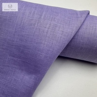 Kain Linen Mindun dalam Gulungan Harga Murah Per Meter YARN Dyed Natural 100% Linen Prancis Murni Tenun Polos 100linen Kemeja Custom