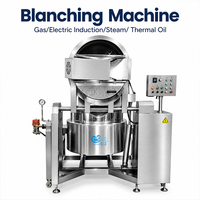 Marmite de cuisson industrielle à gaz pour braiser les coues de canard et la viande de volaille, grande capacité, machine de traitement alimentaire commerciale
