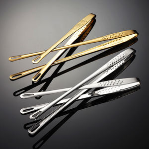 Stainless Steel Korean BBQ Tongs 304 Anti Slip Heat Resistant For Steak Barbecue Kitchen Use - Product Image 4