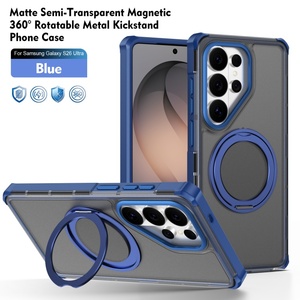 Funda Magnética Anticaídas para Teléfono <span class=keywords><strong>Samsung</strong></span> <span class=keywords><strong>Note</strong></span> <span class=keywords><strong>20</strong></span> <span class=keywords><strong>Ultra</strong></span>, Diseño de Armadura de Alta Calidad, Suave al Tacto, con Soporte Giratorio de 360 Grados - Product Image 3