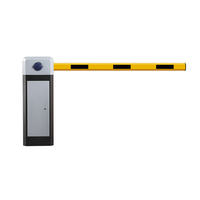Barrière de portail de voiture à moteur sans balais, protection IP54, système intelligent de gestion du stationnement avec contrôle d'accès par QR/IC/empreinte digitale/RIFD
