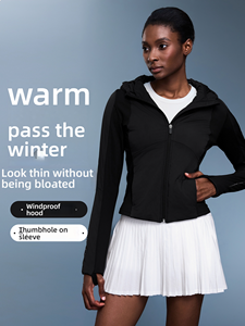 Nueva chaqueta con capucha con forro polar minimalista acolchada de algodón impermeable ligera para mujer de otoño e invierno, compre artículos a granel para reventa - Product Image 3