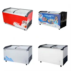 Kenuhl freezer mini kulkas komersial lemari es penyimpanan ikan komersial