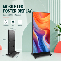 Tótem LED P2.5 para Exteriores, Plegable, Impermeable IP65, Cartel Digital Publicitario con Gestión en la Nube para Cadenas de Tiendas y Hoteles