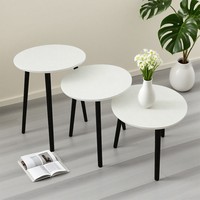 Table d'appoint en bois minimaliste moderne pour les petits espaces de vie