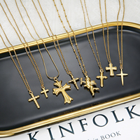 2024 usine chaude 18K plaqué or en acier inoxydable chrétien vierge marie collier religieux en gros personnalisé marie pendentif bijoux