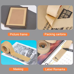 YONGYU Ruban adhésif kraft activé à l'eau pour scellage de cartons renforcés, emballage et expédition, vente en gros <span class=keywords><strong>la</strong></span> <span class=keywords><strong>moins</strong></span> chère - Product Image 3
