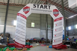 Arco inflable blanco START para eventos publicitarios al aire libre - Product Image 4
