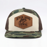 Gorra de béisbol tipo camionero con visera plana de 7 paneles, transpirable, impermeable, con espalda de malla y cierre a presión, personalizada con impresión OEM al por mayor