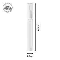 Flacon PET sans air pour soins des yeux 5ml/10ml/15ml Mini pompe à vide pour crème pour les yeux, sérum, shampoing, lotion et emballage de soins de la peau