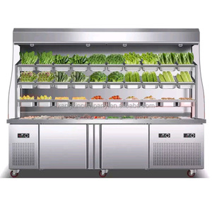 Hot Pot Commande Réfrigérateur Malatang Restaurant Fresh Vitrine - Product Image 3