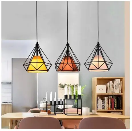 2021 Best Seller Home Dinning Table Staircase Long Cable Modern Suspended Lamps Iron Metal Material Chandelier Pendant Light