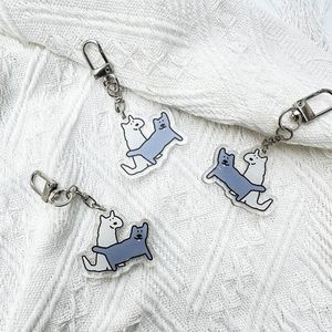 Custom Printed Logo Acrylic Keychain Charms Cheap Custom Printed Epoxy Keychains Offset UV and Embossing Printing Available - Product Image 4