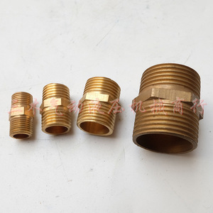 Raccord fileté mâle en cuivre 1/2 pouce, connexion directe, double raccord mâle pour la plomberie et l'usage industriel - Product Image 2