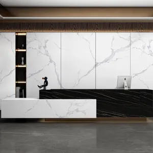 Tile Porcelain Tile 1200x2400x6mm 9mm Large Big Slab Tiles Counter Top Kitchen Cabinet Carrara White Big Board Porcelain Tile