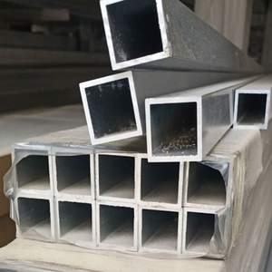 6061 6063 <span class=keywords><strong>Tube</strong></span> rectangulaire <span class=keywords><strong>carré</strong></span> creux en aluminium extrudé avec trous - Product Image 4