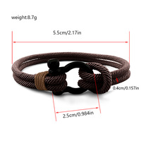 Bracelet perlé en alliage de style occidental minimaliste rétro avec fermoir fer à cheval, cadeau unisexe pour couple, bijoux vintage tendance