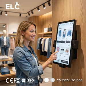 Wall Mount Payment Terminal Retail Store Payment Kiosks Android 15 32 Inch Touch Screen