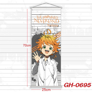 Venta al por mayor personalizado Popular dibujos animados <span class=keywords><strong>Anime</strong></span> Scroll Posters The Promised <span class=keywords><strong>Neverland</strong></span> Pictures Poster decoración de la pared - Product Image 3