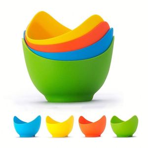 Nouveau Lot de 4 Cuillères à Poche en Silicone Antiadhésives pour Oeufs Pochés - Product Image 3