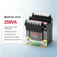 Transformador de Control Monofásico Serie BK de DELIXI, BK-250VA, Transformador de Alta Eficiencia para Control de Máquinas y Suministro de Iluminación