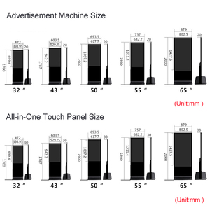 32/49/55/65 inch tầng thường vụ trong nhà Android dọc LCD <span class=keywords><strong>Totem</strong></span> <span class=keywords><strong>kiosk</strong></span> màn hình cảm ứng kỹ thuật số biển và LCD quảng cáo hiển thị - Product Image 4