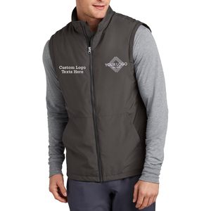 CUSTOM personalizado bordado hombres Jst57 aislado impermeable al aire libre Chaleco con texto de logotipo adicional - Product Image 3