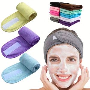 Custom Logo Spa Facial Terry Headband Unisex Stretch Towel Washable Hairband Makeup Wrap Headbands for <b>Face</b> Washing Wholesale - Product Image 1