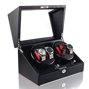 Remontoir de <span class=keywords><strong>montre</strong></span> automatique en bois, pour usage domestique ou Collection, brun et noir - Product Image 3