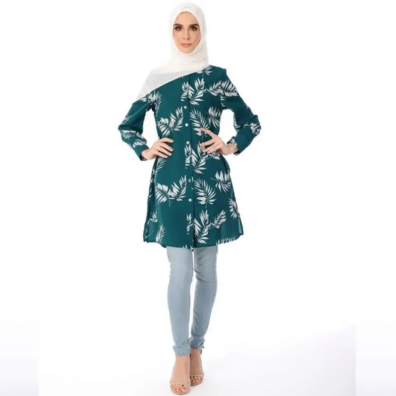 Ultimo Disegno Tpos Musulmano Materiali di Abbigliamento Islamico Vestito Kurti Con La Camicetta Indossa UN Tradizionale Africana
