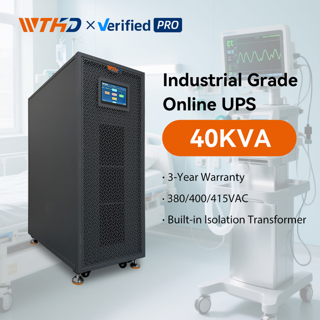 Three Phase Medical Online UPS 40KVA 60KVA 80KVA 100KVA 120KVA 160KVA UPS Backup Power Supply