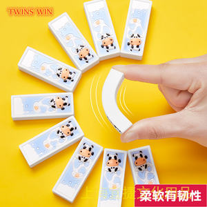 Tugas Rumah Siswa Stereoskopik Menggambar Tes Kelas Seni Sketsa Kartun Sapi Penghapus 744 - Product Image 6