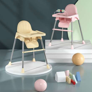 Siège <span class=keywords><strong>rehausseur</strong></span> portable pour bébé au design moderne, pliable, en plastique, avec fonctions de sécurité pour enfants, pour salle à manger, salon, chambre - Product Image 6