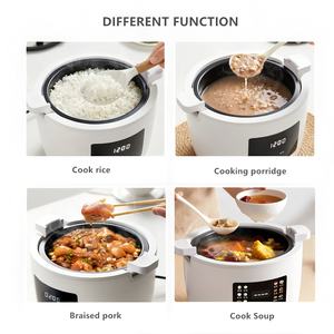 Olla <span class=keywords><strong>Arrocera</strong></span> de Alta Calidad de 3L, Multicocina de 500W, Olla <span class=keywords><strong>Arrocera</strong></span> Eléctrica, Olla de Cocción Lenta para Cocinar en Casa. - Product Image 2