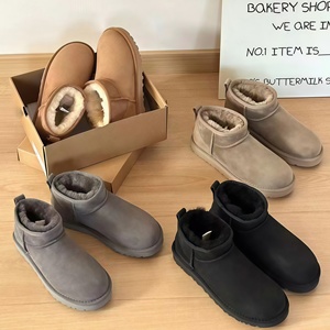 <span class=keywords><strong>Botas</strong></span> de Nieve Sangpo con Forro de Piel, Amortiguación Integral, Diseño de Leopardo, Unisex, Mini <span class=keywords><strong>Botas</strong></span> Cortas para Exteriores, Cálidas y de Caña Baja - Product Image 2