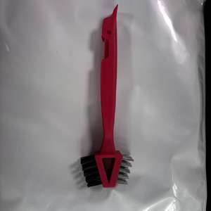 Cepillo de limpieza de estufas con alambre de cobre, cepillo de alambre de acero de doble cabezal para limpieza de estufas de gas, herramienta multifuncional para el hogar - Product Image 2