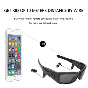 Lunettes de soleil avec caméra sportive, objectif polarisé HD 1080P, fonctions audio/vidéo/<span class=keywords><strong>photo</strong></span> sans fil, musique et appels, caméra simple - Product Image 4
