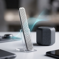 Grille de protection en maille métallique en acier inoxydable anti-poussière et transparente pour microphone, pièce de rechange pour écouteurs sans fil