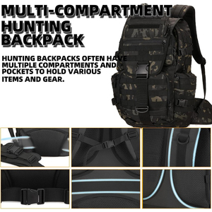 Breathable Comfortable Tactical Backpack fit Laptop Multipurpose Camouflage <b>Bag</b> for Daily Uses Travel Outdoor - Product Image 4