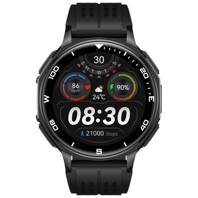 S99 ChatGPT Smart Watch AI Assistant AMOLED Display GPS 3ATM Waterproof Offline Maps LED FlashlightLongAnswerCallsWhatheAppReply